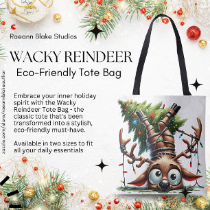 Sac fourre-tout Wacky Reindeer