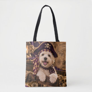 Sac fourre-tout Westie Pirate