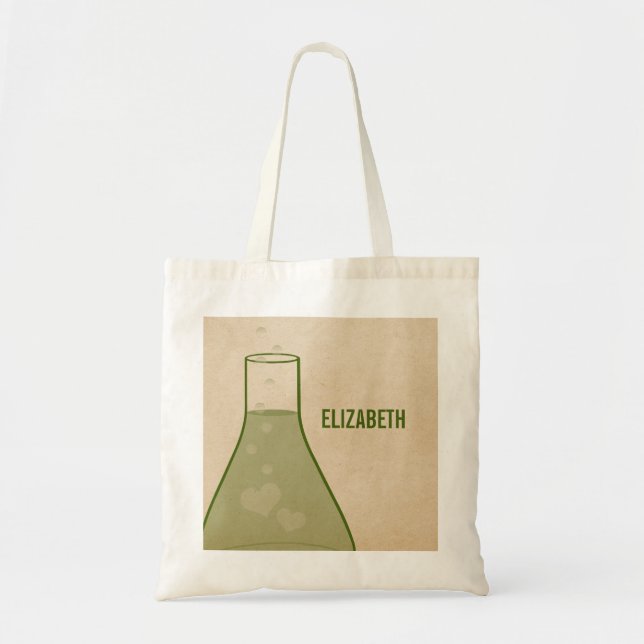 Sac fourre-tout Whimsical Beaker, Vert (Devant)