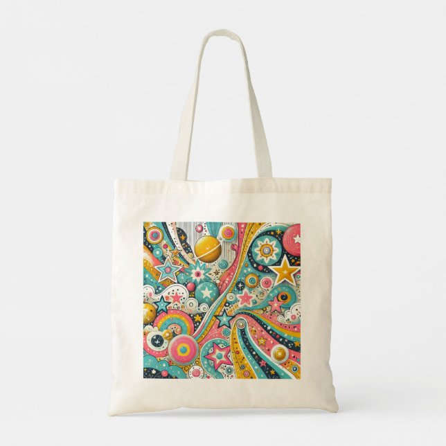 sac fourre-tout "Whimsy céleste" (Dos)