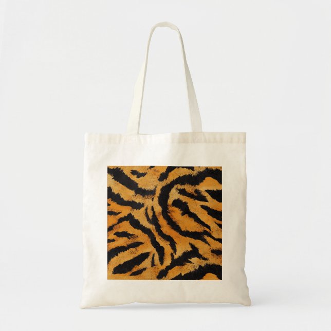 Sac fourre-tout Wild Tiger Stripes, Bold Orange et (Devant)