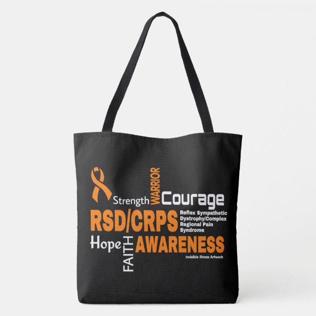 Sac fourre-tout Words...RSD/CRPS (Dos)