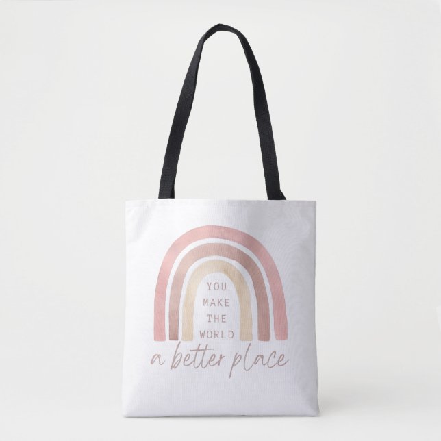 Sac fourre-tout «You Make The World A Better Place (Devant)