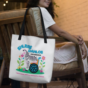 Sac fourre-tout Zebra de sensibilisation EDS