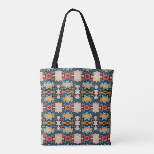 Sac fourre tribal aux formes inspirées de tan, ble