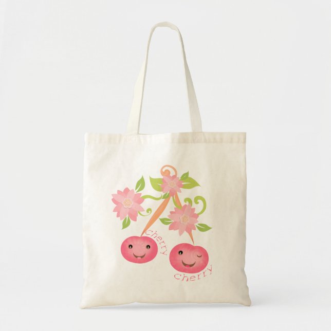 Sac gai de cadeau de cerise de Kawaii (Devant)