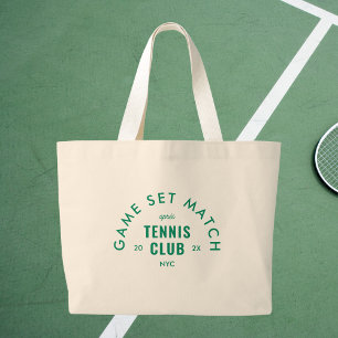 Sac Game Set Match Après Tennis Club personnalisé
