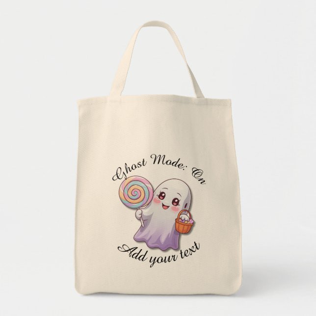 Sac Ghost Mode: Activé – Grand Sac de Bonbons d'Ha (Devant)