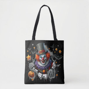 Sac Halloween clown effrayant Fourre-tout
