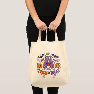 Sac Halloween pour friandises ou farces de chat no