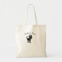 Sac Halloween pour friandises ou farces du chat an