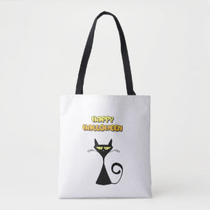 Sac Happy Halloween Chat Noir Friandise ou Farce