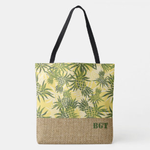 Sac hawaïen de plage de monogramme de Camo