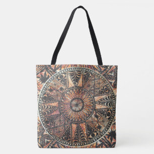 Sac hawaïen primitif de plage de Tapa de tatouage