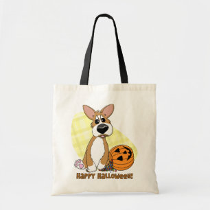 Sac heureux de corgi de Halloween