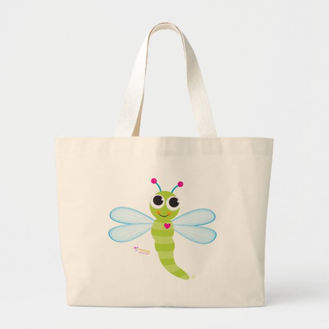 Sac heureux de plage de libellule (Devant)