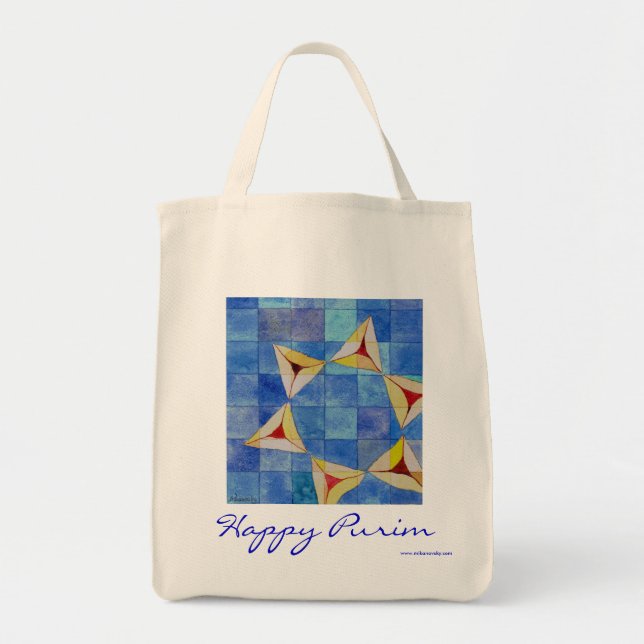Sac heureux de Purim - grand pour Shalach Manot (Devant)