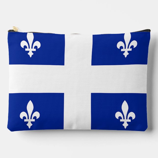 Sac imprimé, coupé et cousu avec le drapeau du Qué (Recto)