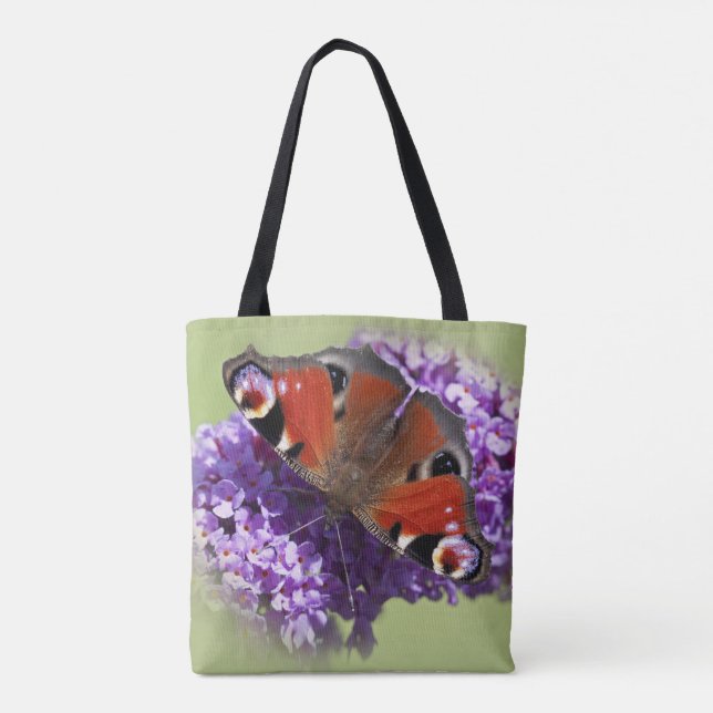 Sac Imprimé Papillon Paon (Dos)