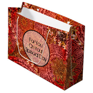 Sac indien de cadeau d'impression