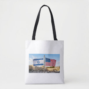 Sac Israël USA Drapeaux Jérusalem Mur Occidental S