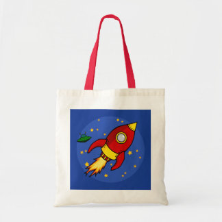 Sac jaune rouge fusée