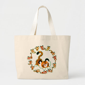Sac Jumbo en mandala (vert)