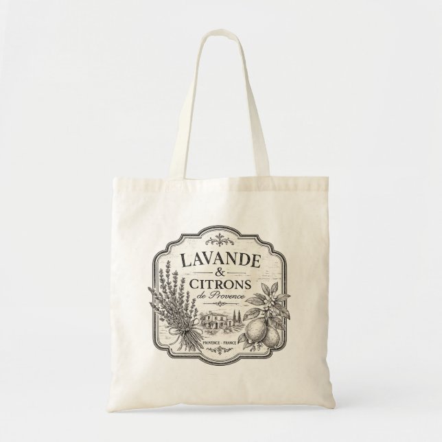 sac lavande et citrons  (Devant)