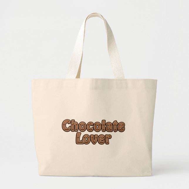 Sac Lover au chocolat - choisissez style et couleu (Devant)