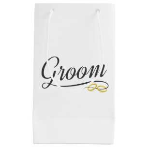 Sac mariage calligraphie florale Simple Groom Sa