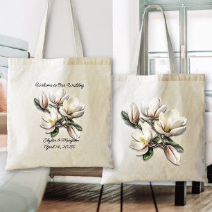 Sac mariage de bienvenue Fleurs de Magnolia Sud