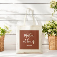 Sac Matrone d'Honneur Terracotta Brun