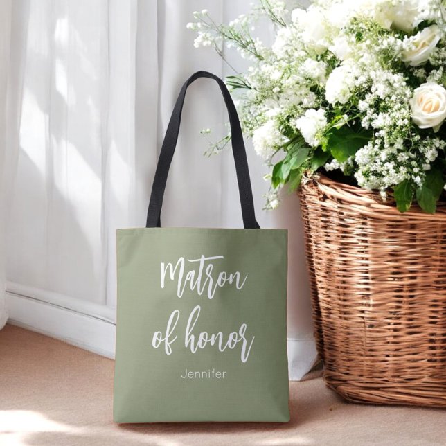Sac Matrone d'Honneur Vert Sauge Mariage (Créateur téléchargé)