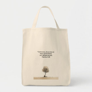 Sac Matthew 11:28 Tote Chrétien | Sac Cadeau de Fo