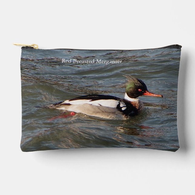 Sac Merganser à poitrine rouge (Recto)