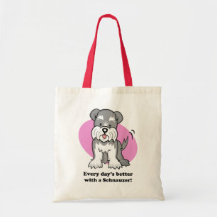 Sac mignon de Schnauzer de chien de bande dessiné
