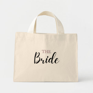 Sac Mini Tote d'Art Minimal Élégant pour la Mariée