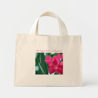 Sac Mini Tote Fleurs Roses
