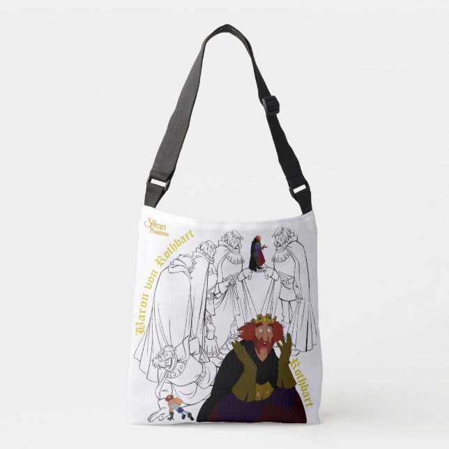 Sac mortuaire à princesse Two-sided Cross de cygne (Devant)