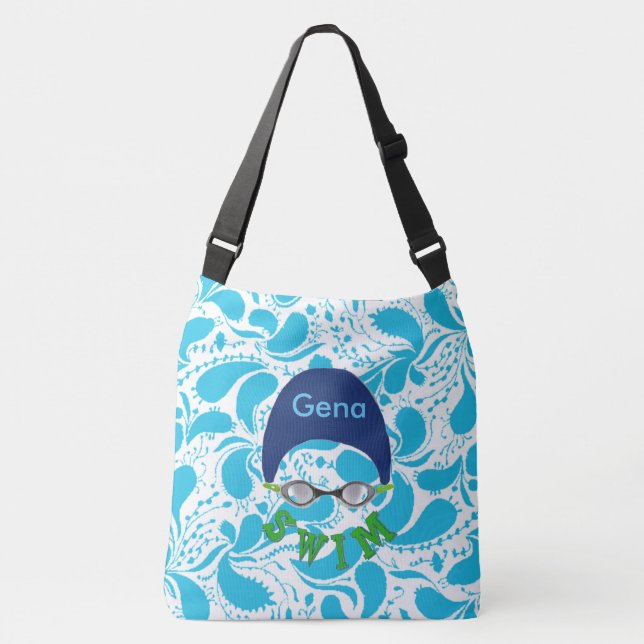 Sac mortuaire personnalisé à croix de bain (Devant)