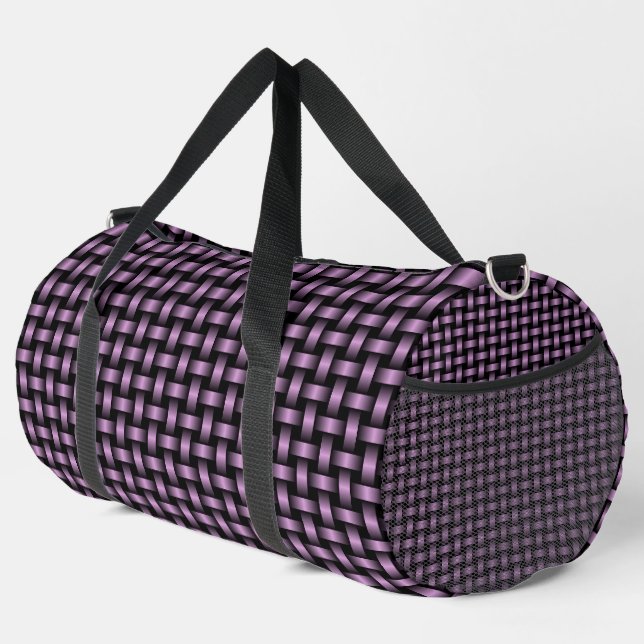 Sac Motif à double brin violet noir (Coin droit)