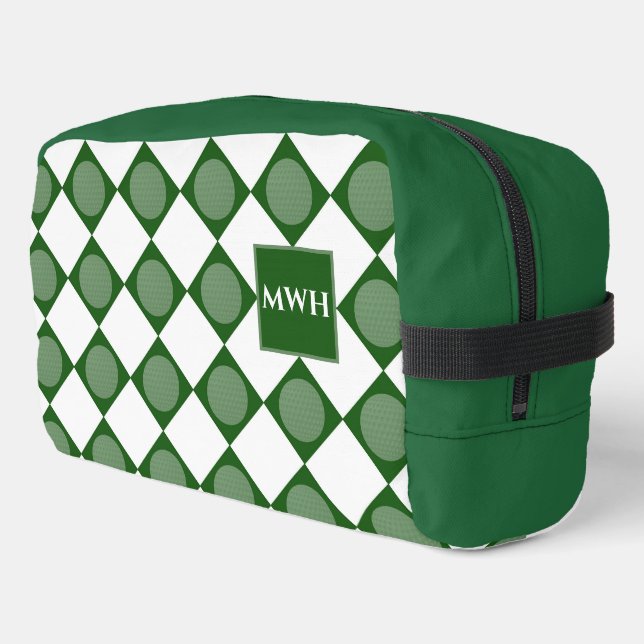 Sac Motif de balle de golf Monogram (Coin gauche)