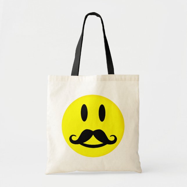 Sac Moustache - choisir style & couleur (Devant)