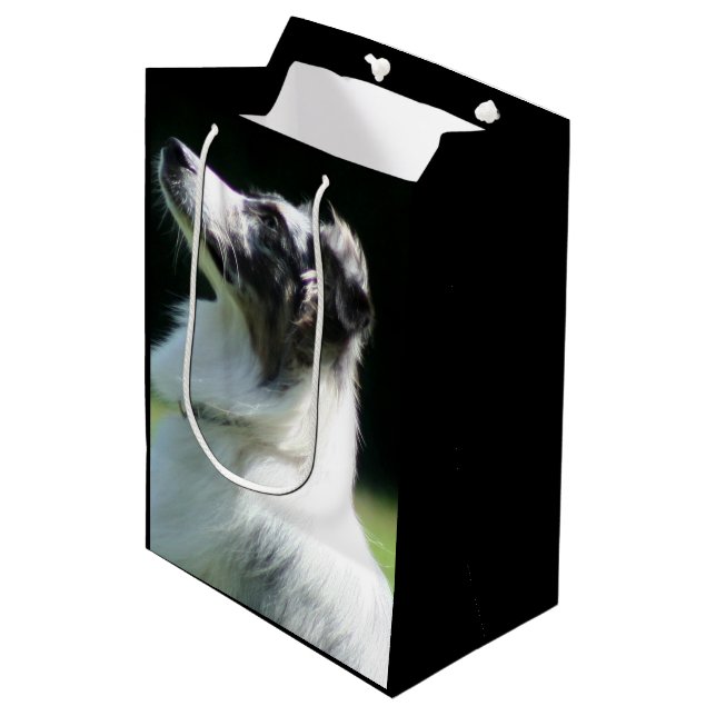 Sac moyen de cadeau de berger australien (Devant Angle)