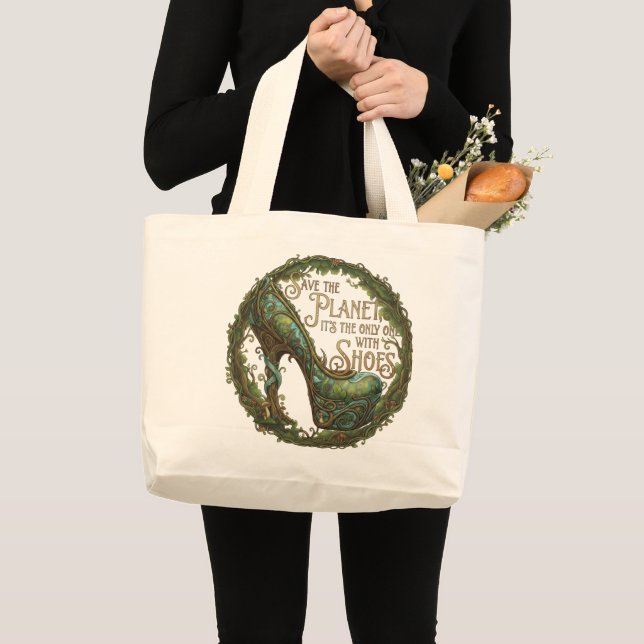 Sac multi-fonction Sauver la planète des chaussure (Devant (produit))