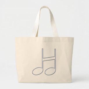 Sac Musical Lettre H – Sac à Notes Minimaliste