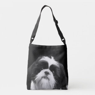 Sac noir et blanc de Shih Tzu