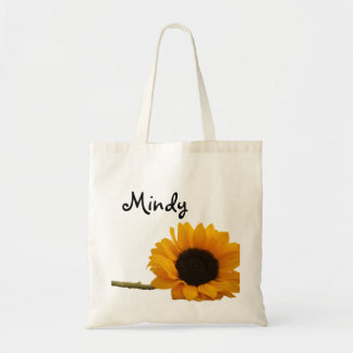 Sac nommé fait sur commande de tournesol