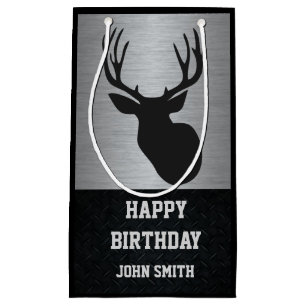 Sac orienté de cadeau d'anniversaire de cerfs