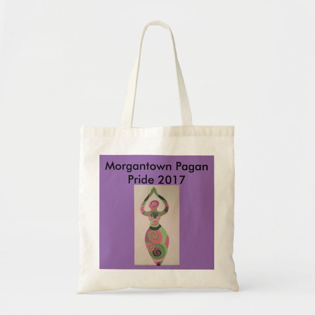 Sac païen de la fierté 2017 de Morgantown (Devant)